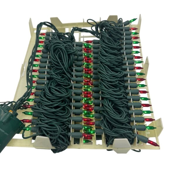 Holiday Time 140-Count 8-Function Memory Lock Red & Green Mini Lights - Picture 3 of 5